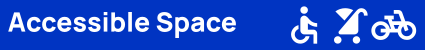 An image of an Accessible Space sign