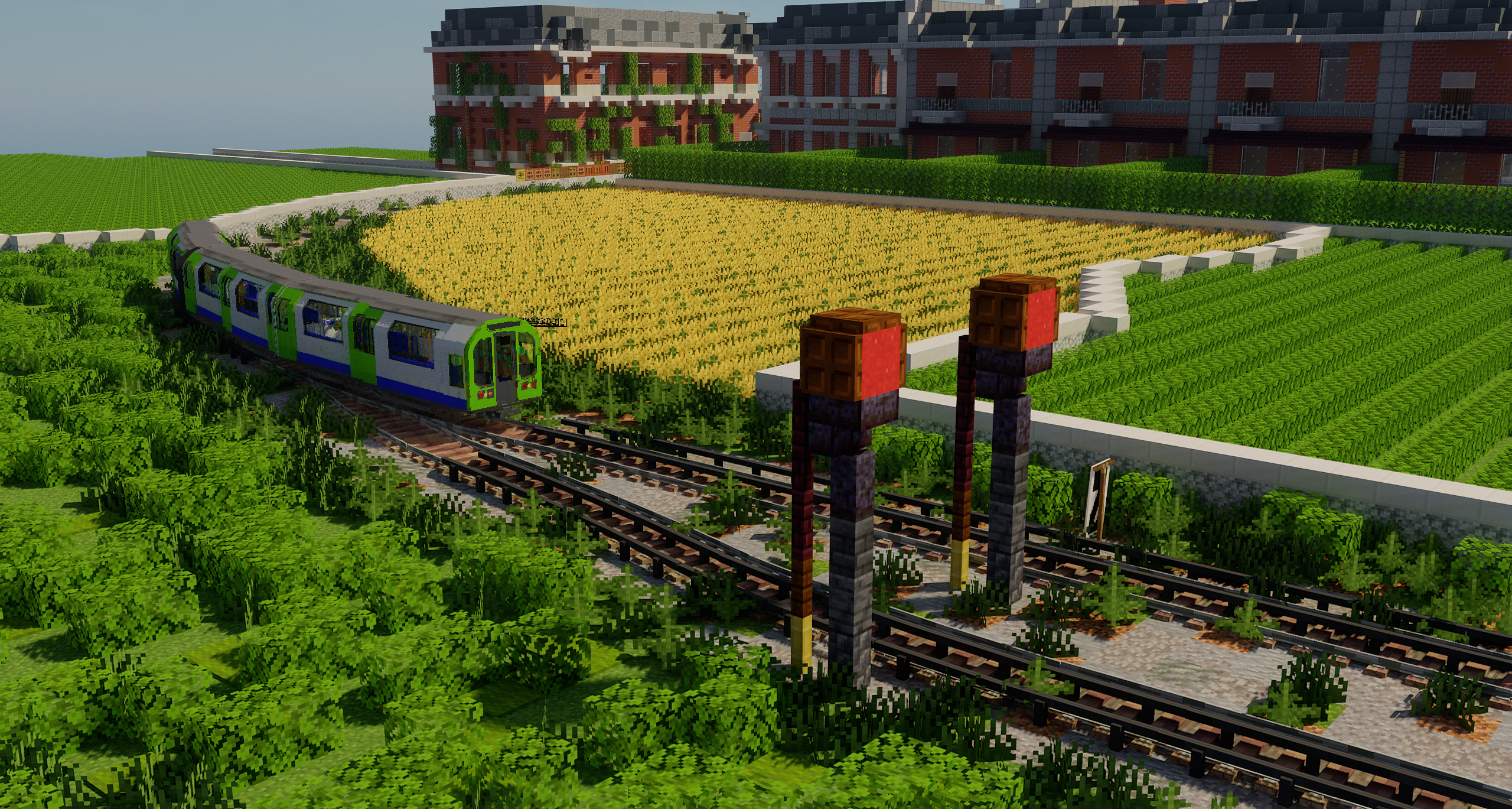 Image of a Metro Line M31 train at Roslagen station.